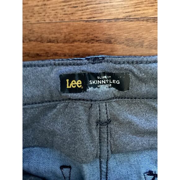 Lee Skinny Leg Slim Fit Mid Rise Jean Size 16 Short - Picture 3 of 6